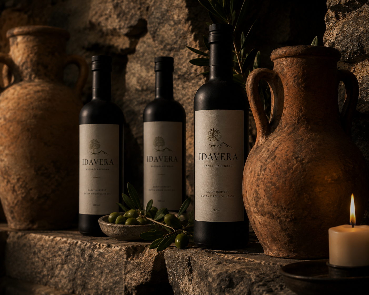 İdavera Erken Hasat Zeytinyağı